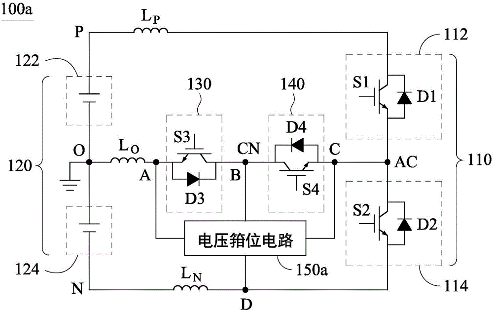Converter and voltage clamping circuit therein