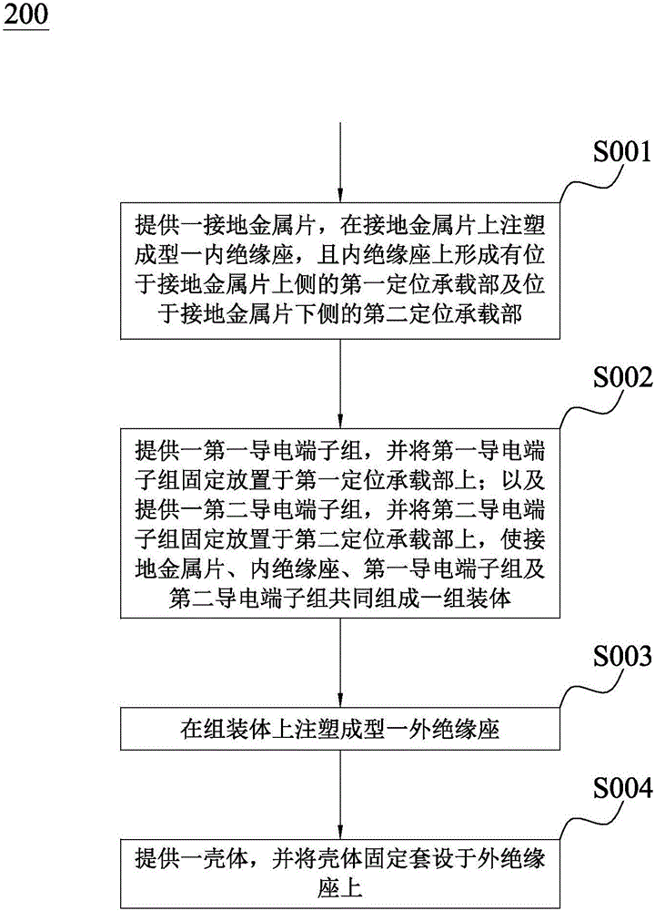 Electric connector and production method therefor