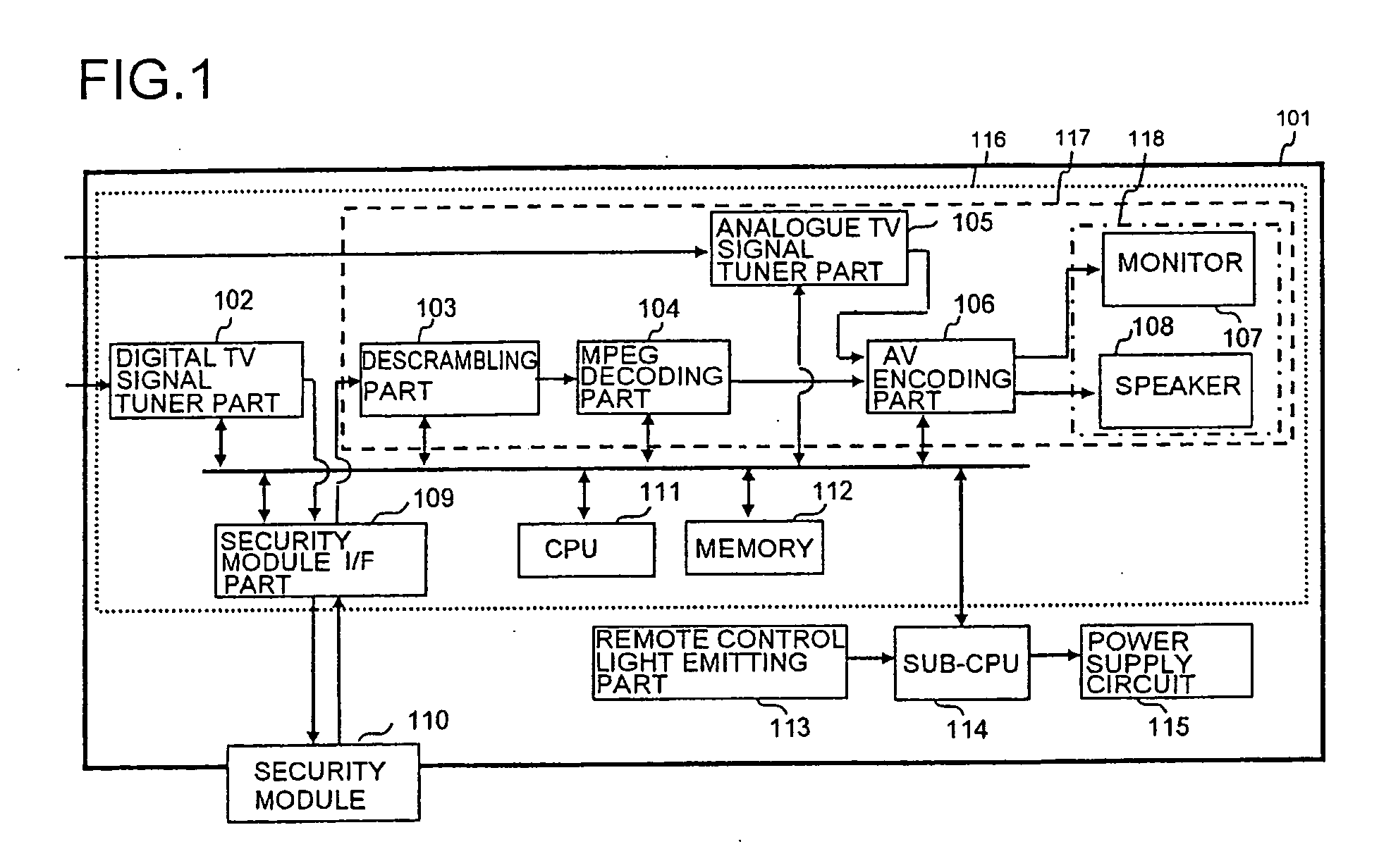 Television receiver having a plurality of standby power modes