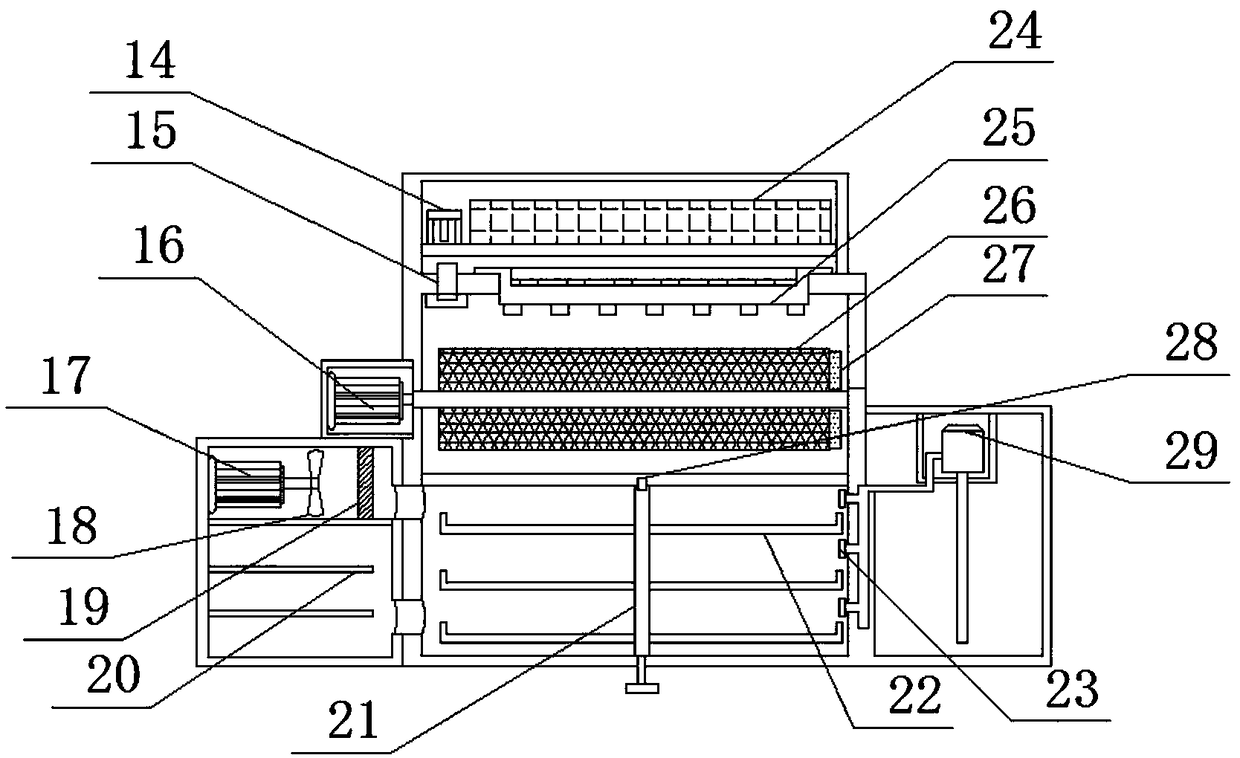 High-temperature disinfection device based on optical fiber laser lamp