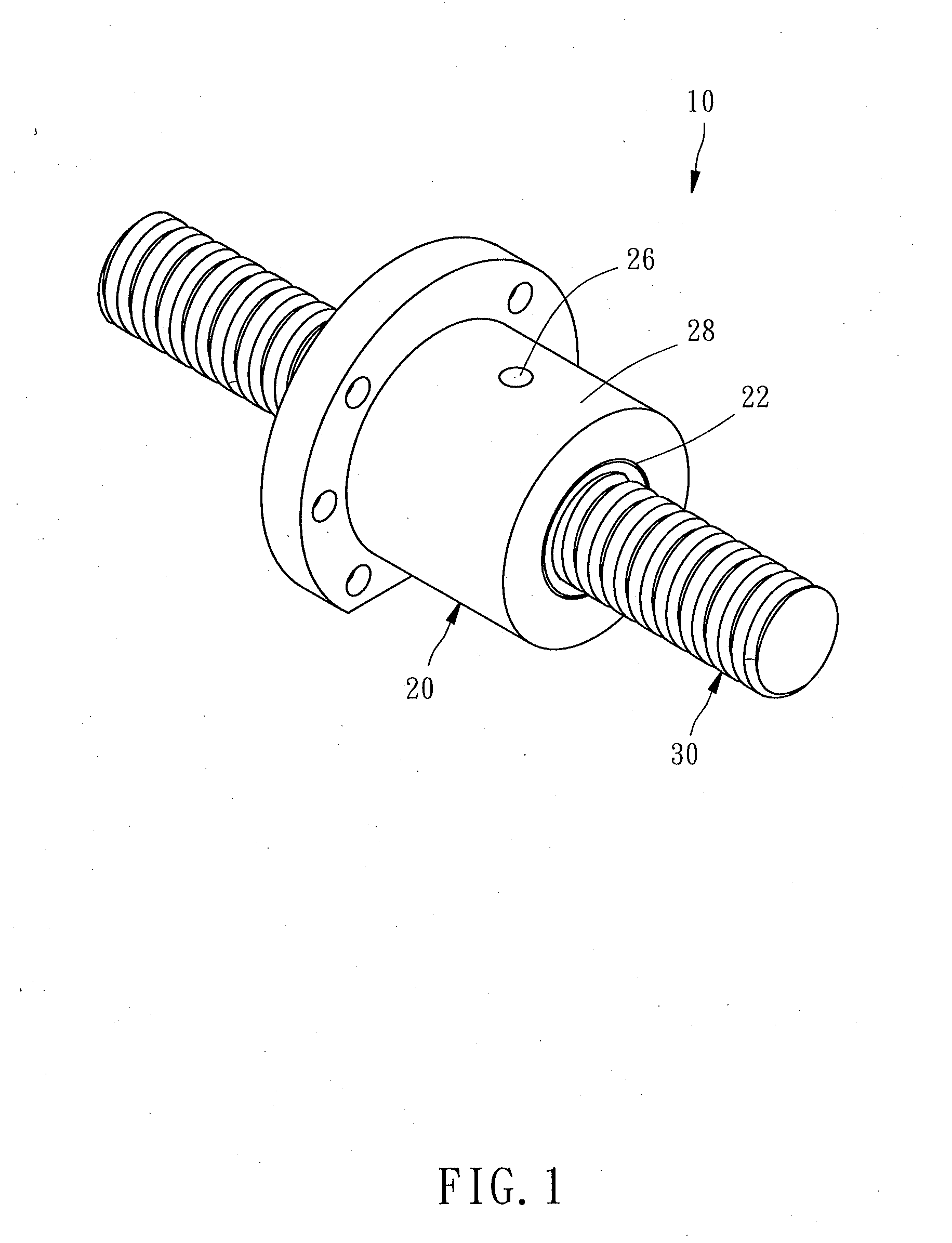 Ball screw capable of sensing preload