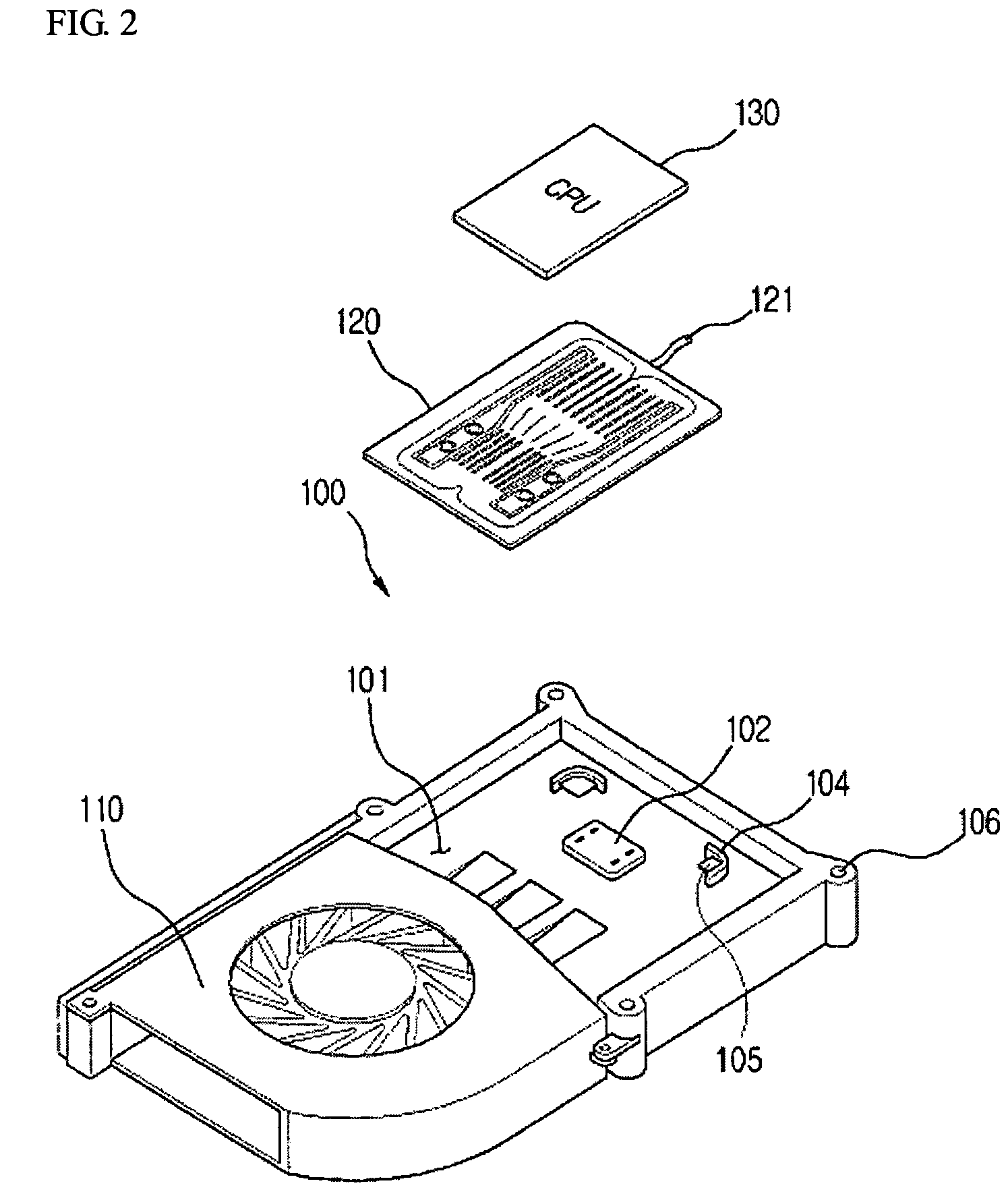 Cooling system for a portable computer