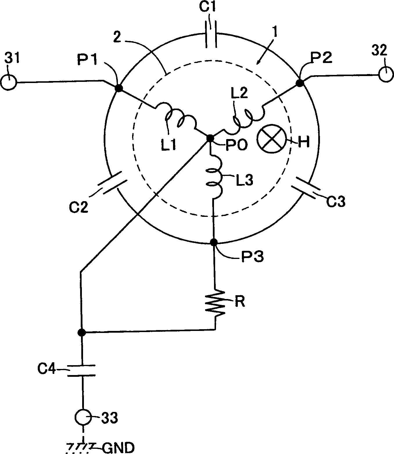 Nonreciprocal circuit element