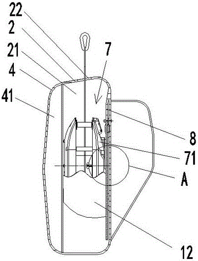 Backpack type personal high-rise escape apparatus