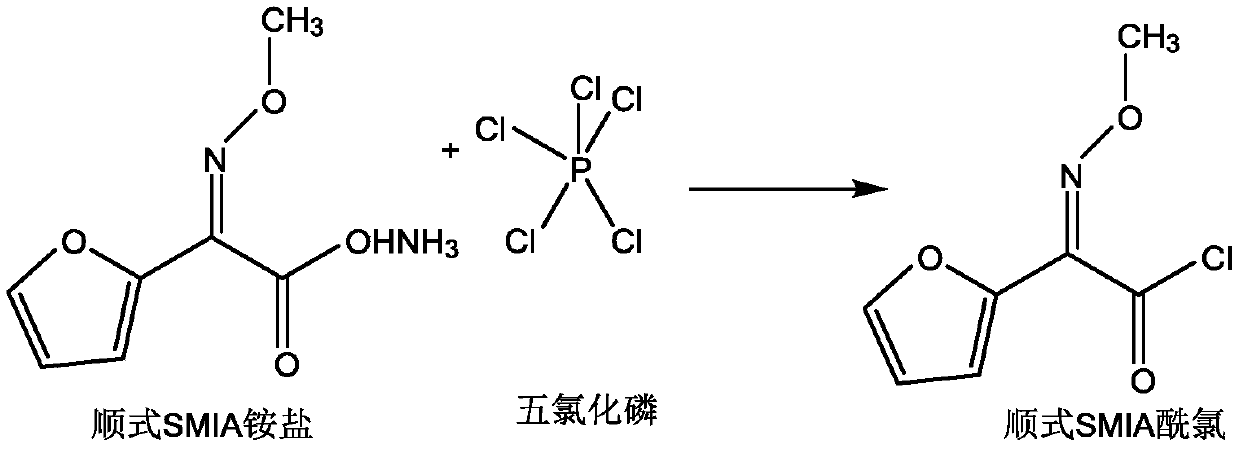 Preparation method of anti-form cefuroxime derivative