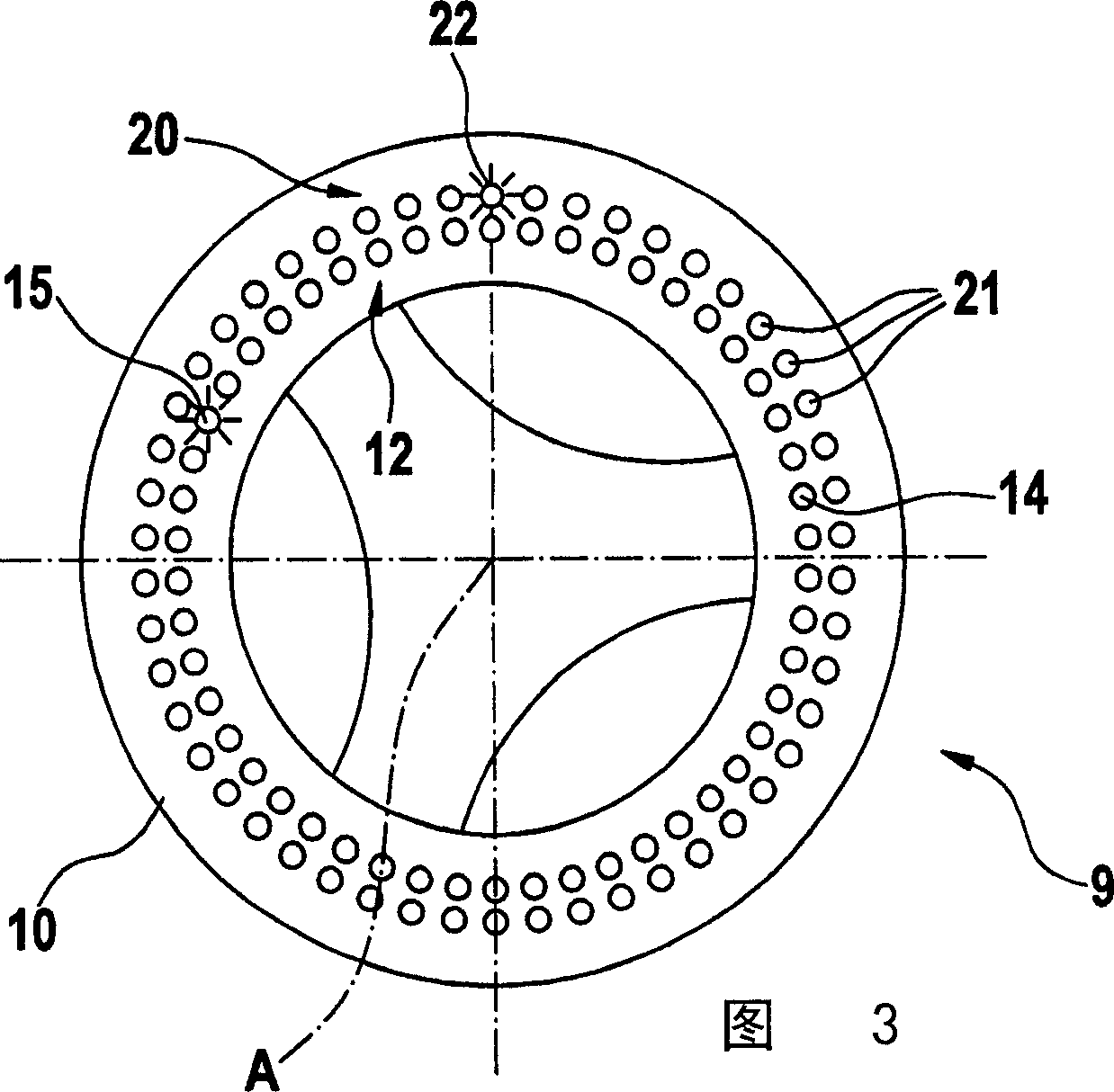 Display unit and method for displaying a steering angle of the steering wheel of a vehicle