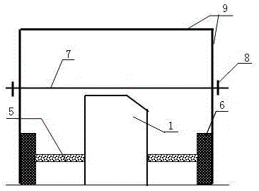 Installation and construction method of standing edge stone