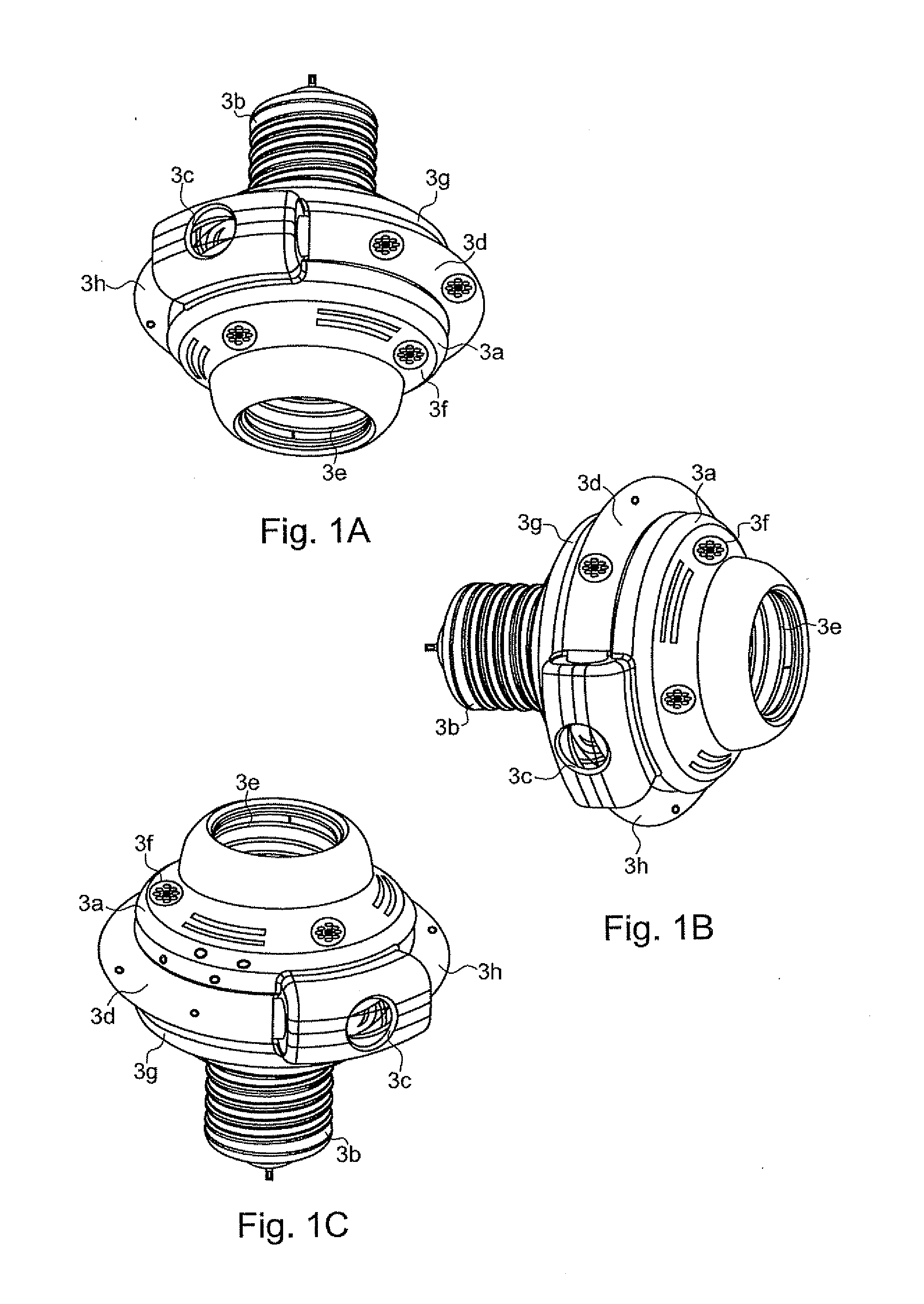 Device Having Built-In Digital Data Device for LED Bulb