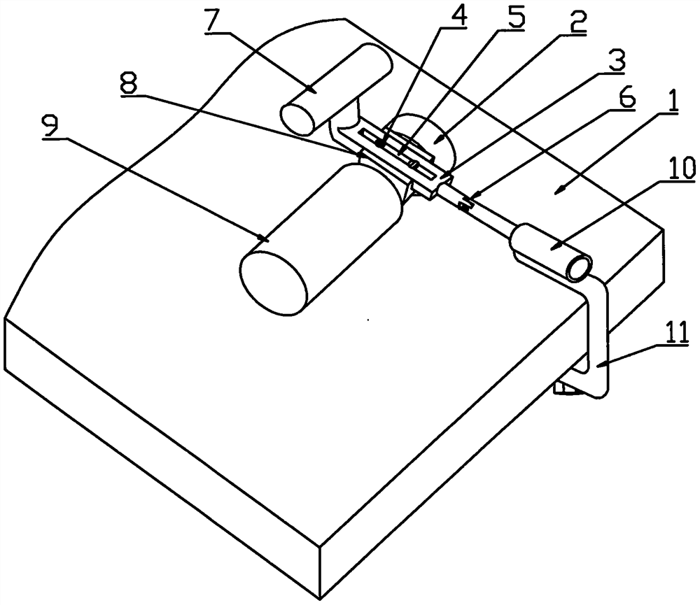 A lever labor-saving skin rolling device