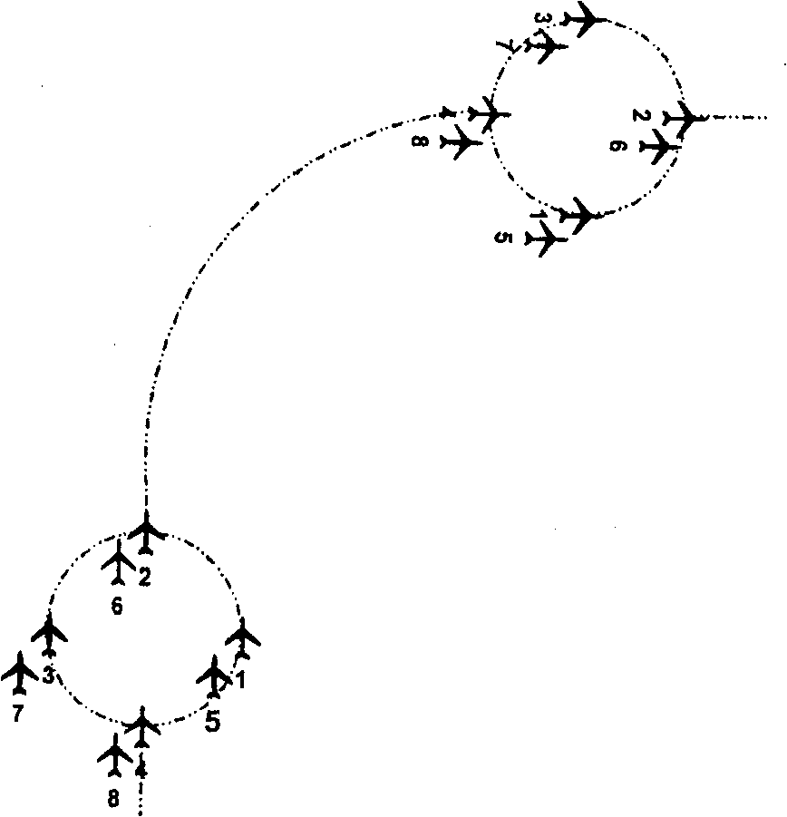 Method of swarming aircraft positioning via network information based on mutual range information