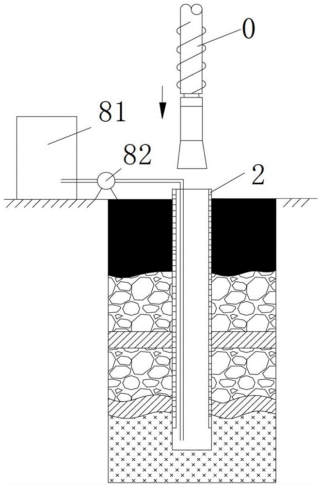 Construction method of bored pile