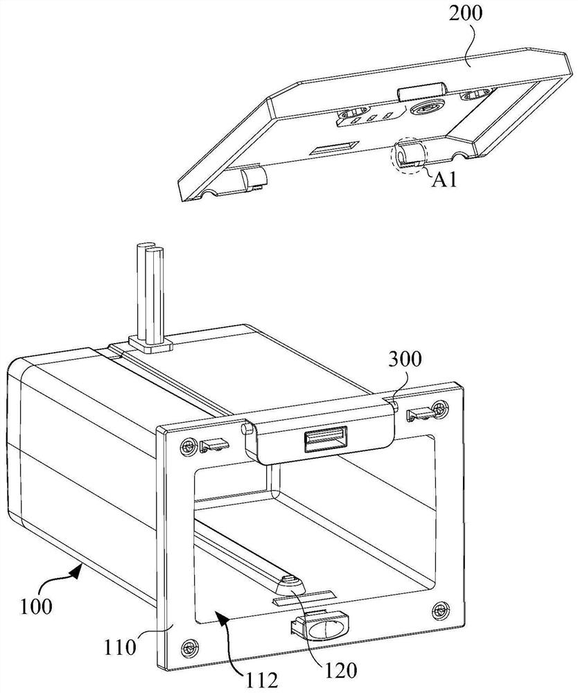 Battery pack mounting box and battery pack mounting device