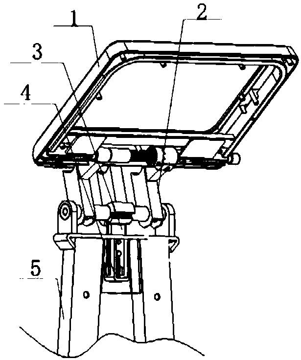 Treadmill assembly and meter head rotation structure