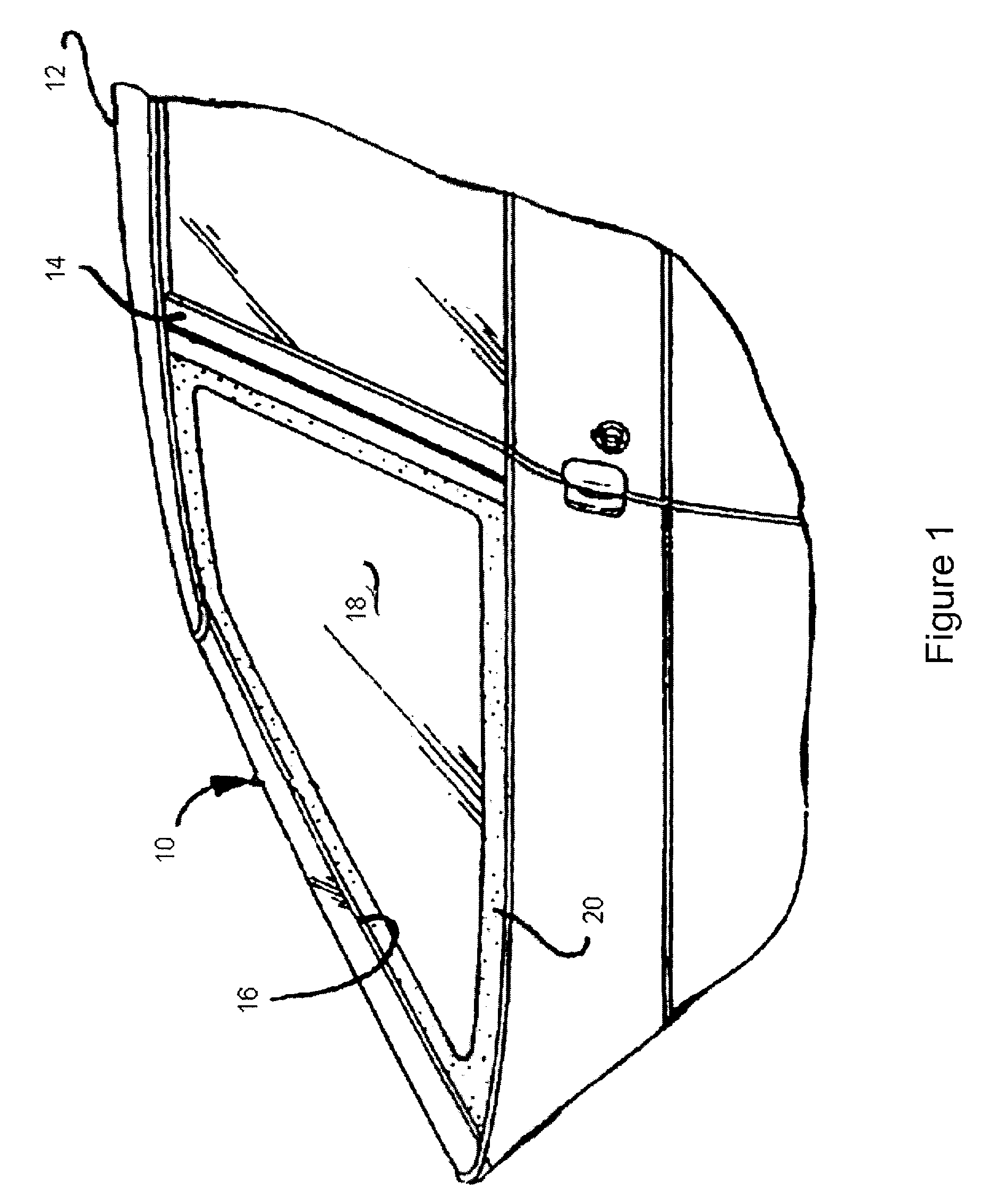 Self-illuminating glazing panels