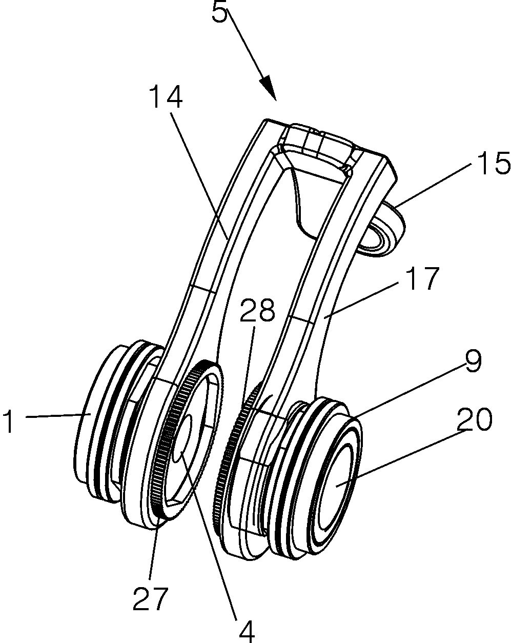 Thread type braking device used for mechanical disk brake of bicycle
