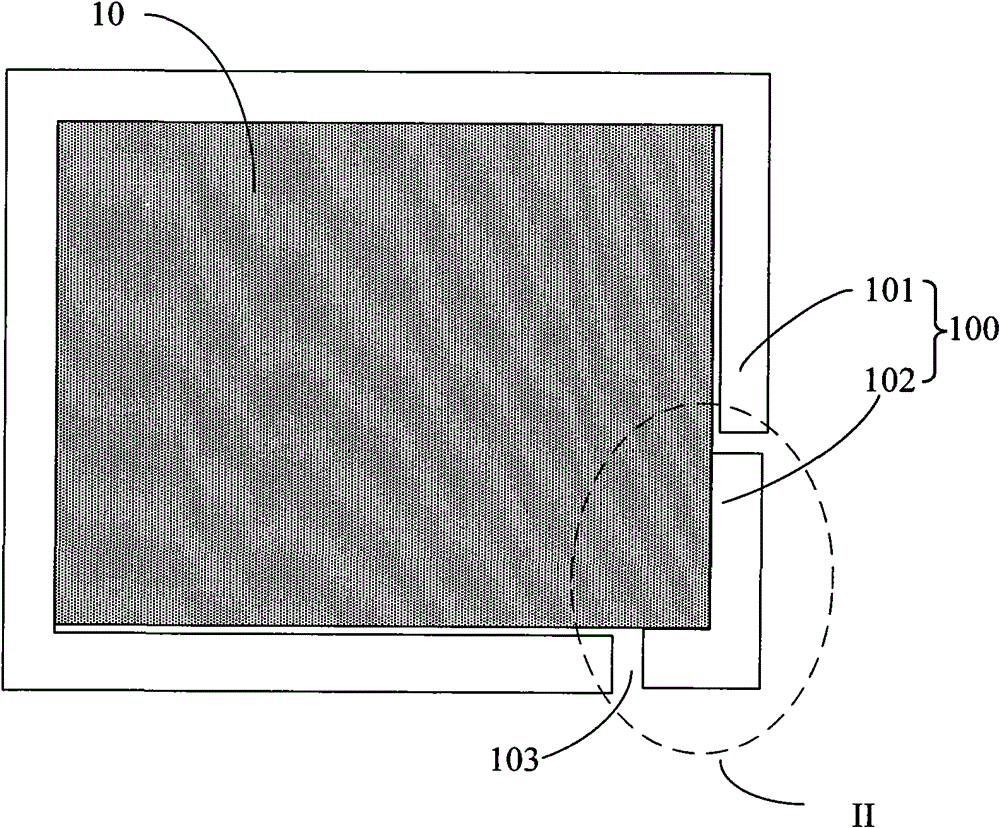 Glue frame used for liquid crystal display and liquid crystal display thereof