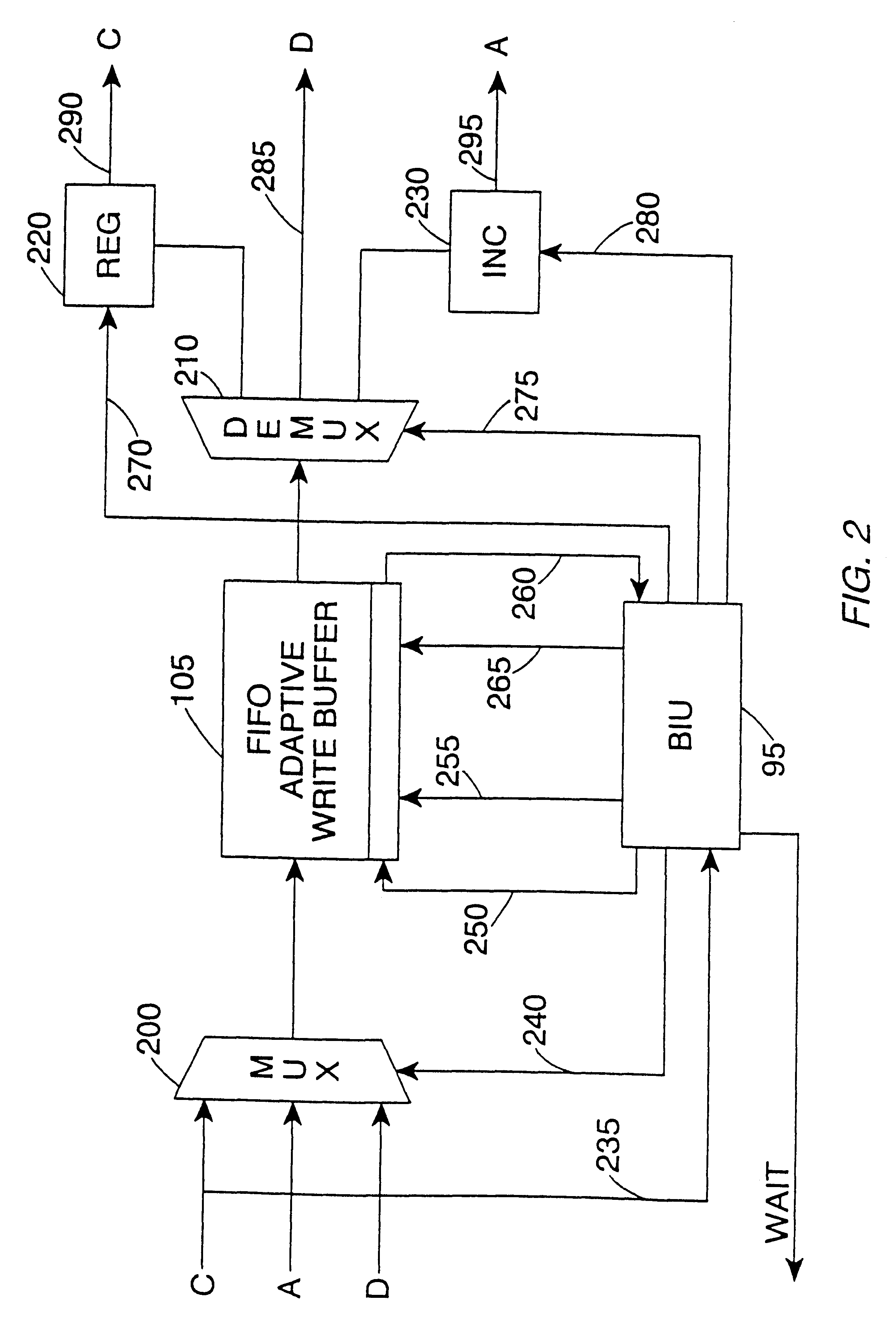 Write buffer for use in a data processing apparatus