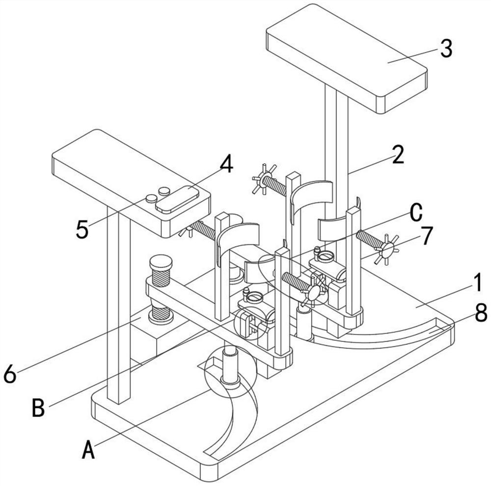 Orthopaedic traction frame for medical orthopedics department