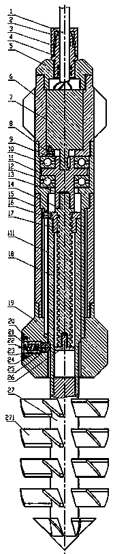 A reciprocating borehole dredging tool