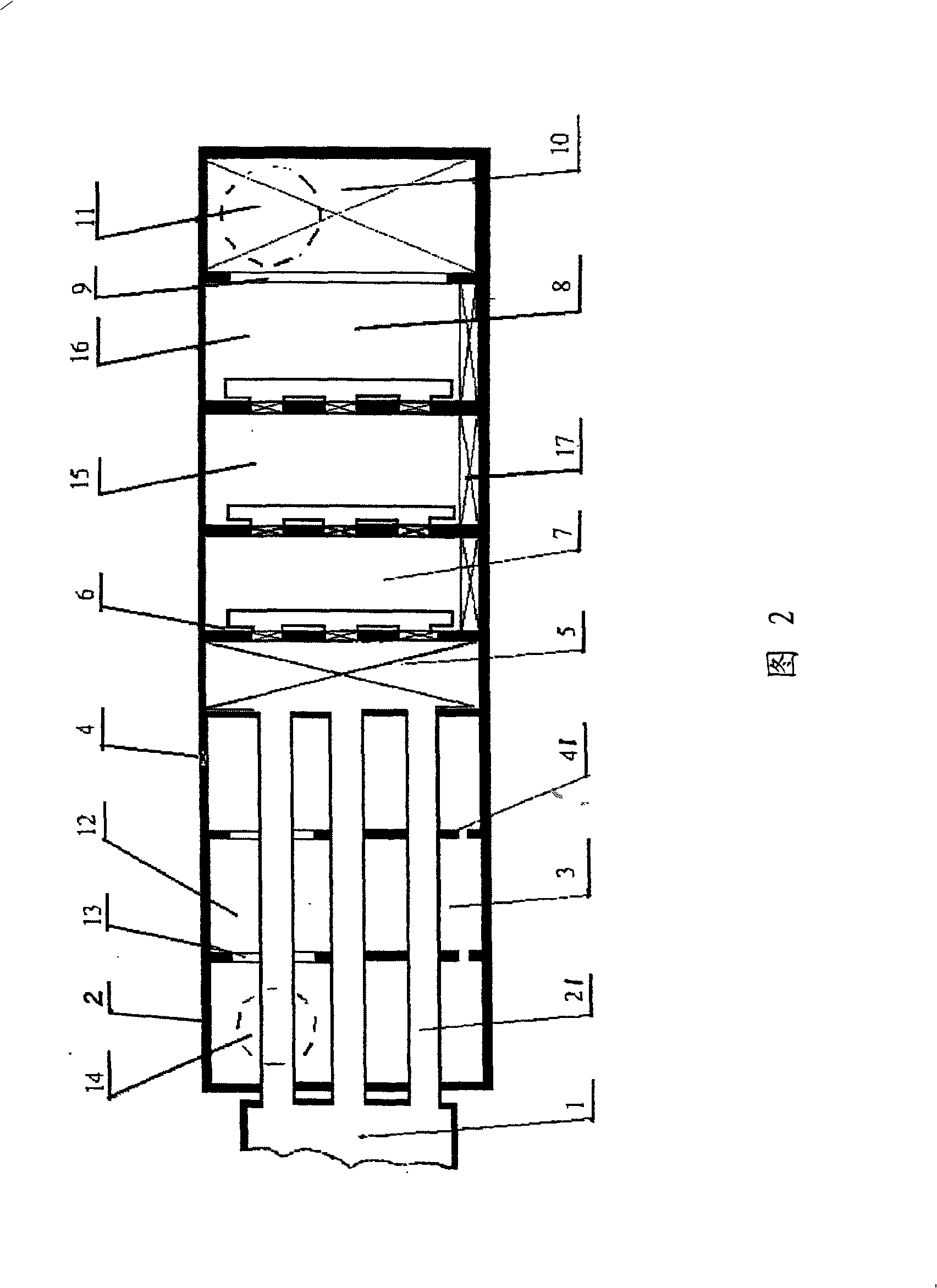 Exhaust gas purifying device and purification method thereof