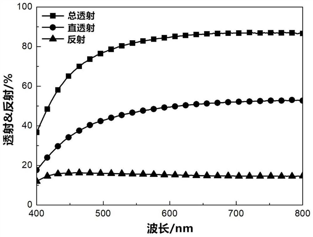 A kind of high haze conductive film and preparation method thereof