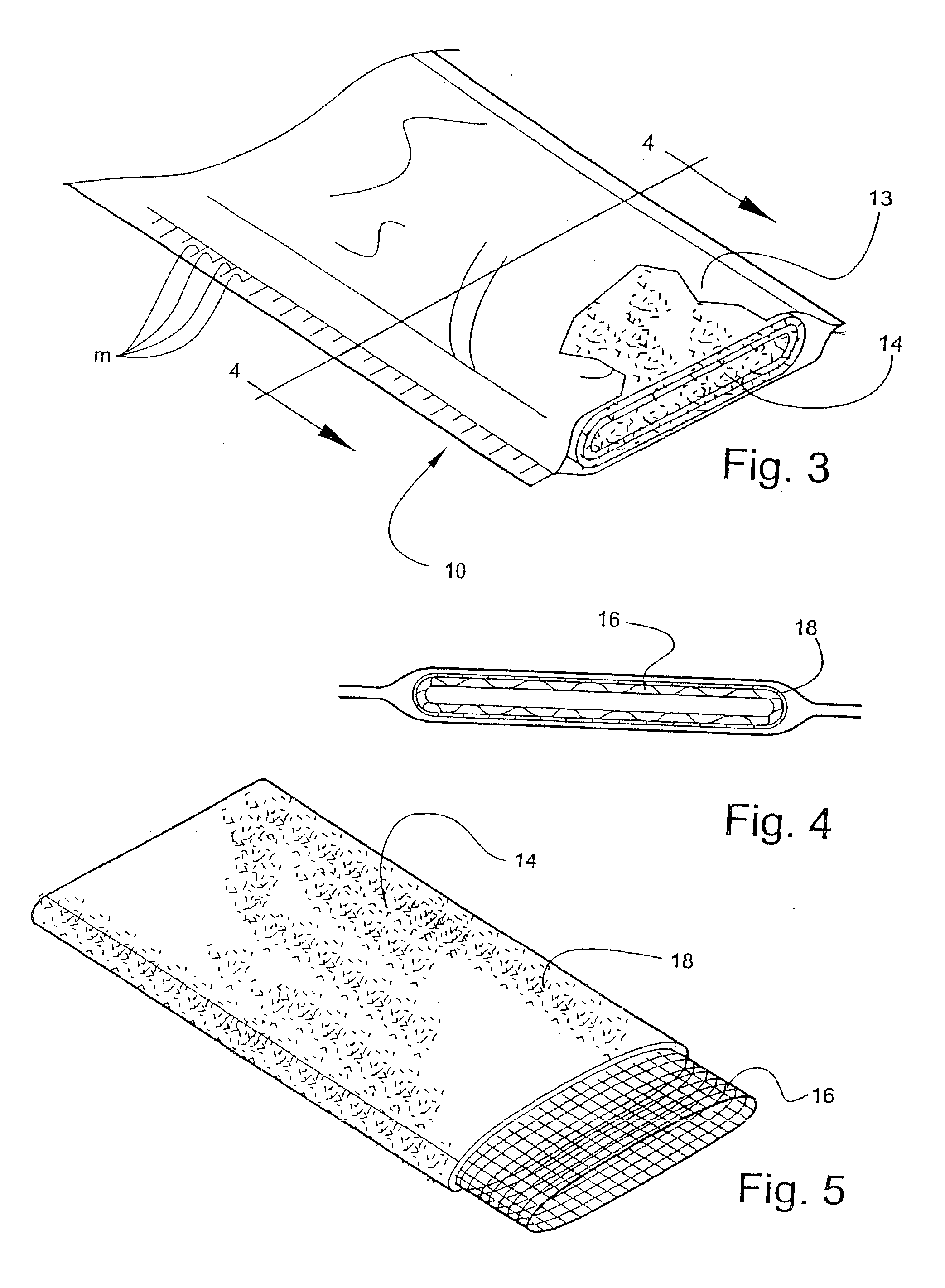 Medical bandaging product with tubular-knitted substrate and method of constructing same