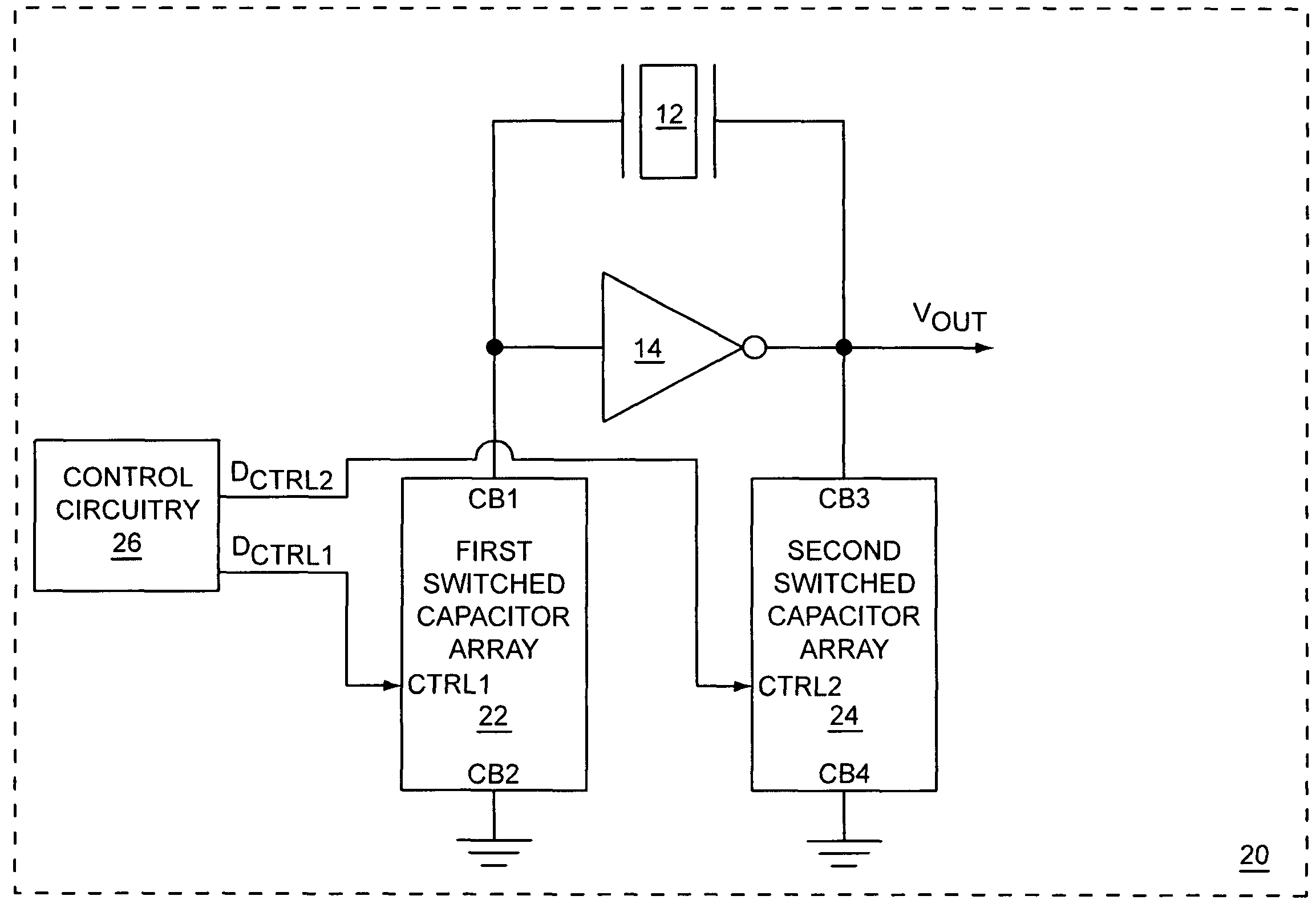 Digitally-controlled crystal oscillator circuit