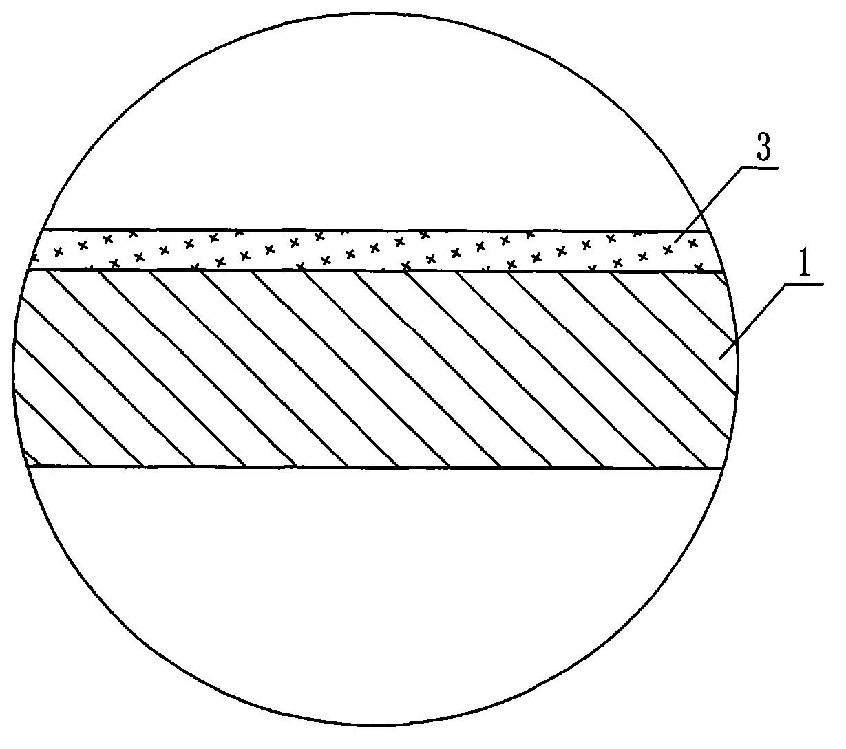 Motorcycle silencer internal-paint-filled structure