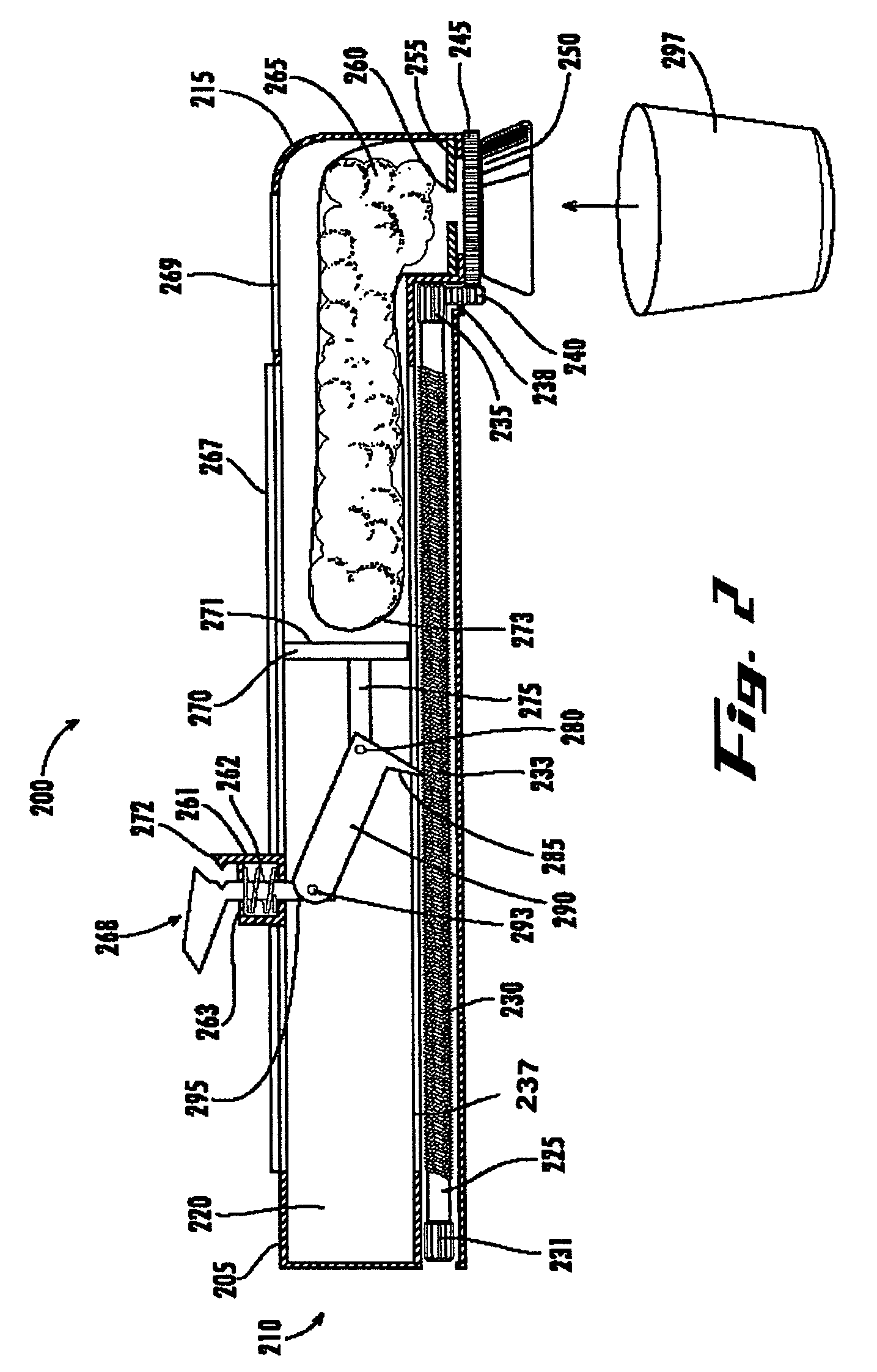 Self-contained dental prophylaxis angle with offset rotational axis