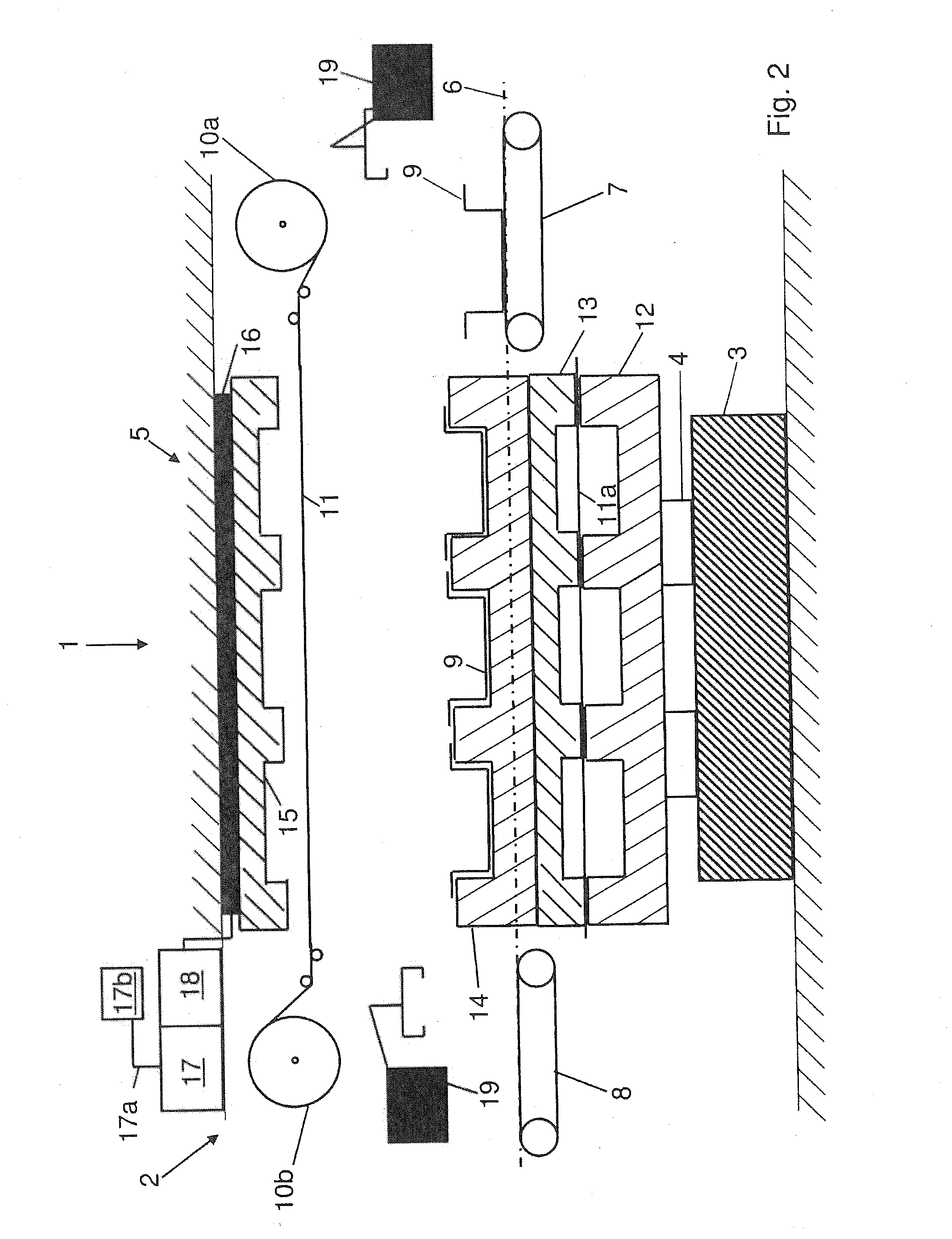Sealing station and method for its operation