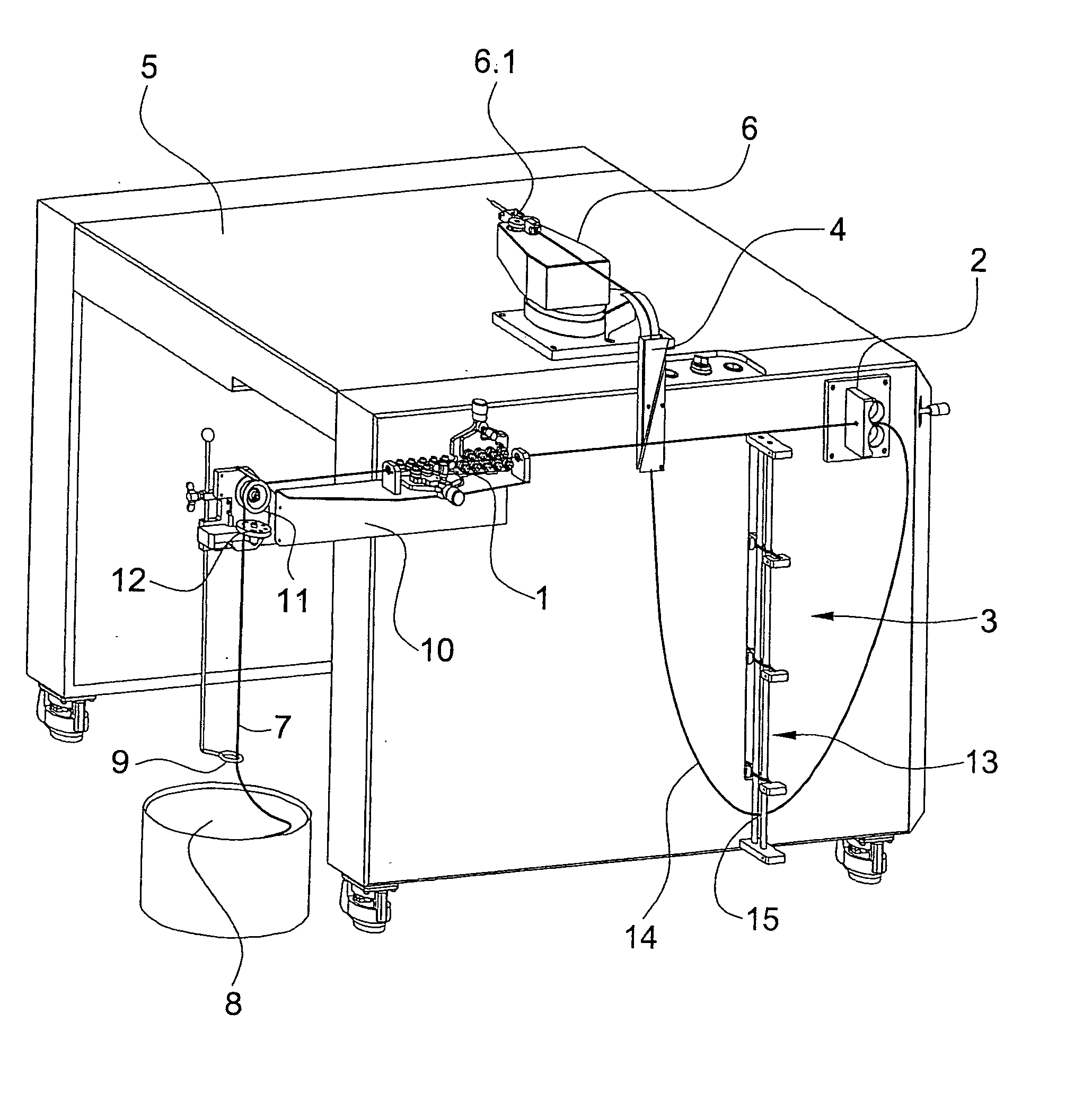 Wire-feeding device for a wire-processing machine