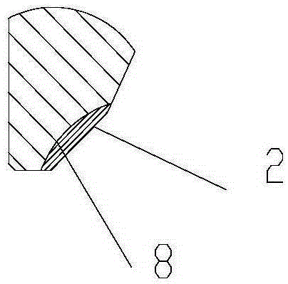 Cyclic spiral cavity sodium-filled air valve with spiral blade