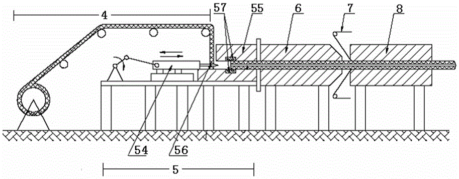 Paper-based rice-wheat straw plate and production device and method thereof