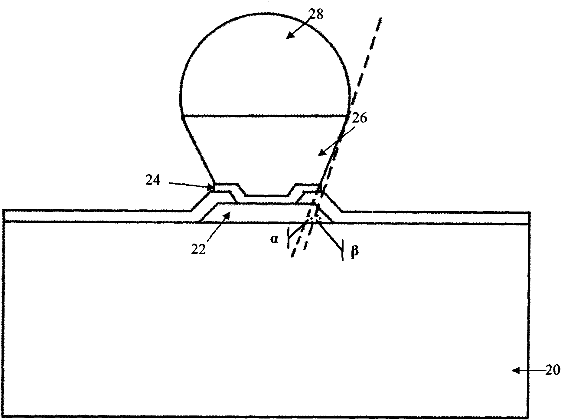 Chip lug structure and manufacturing method thereof