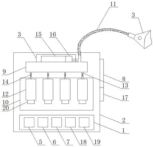 Multifunctional self-cleaning atomizing therapy equipment and working method thereof