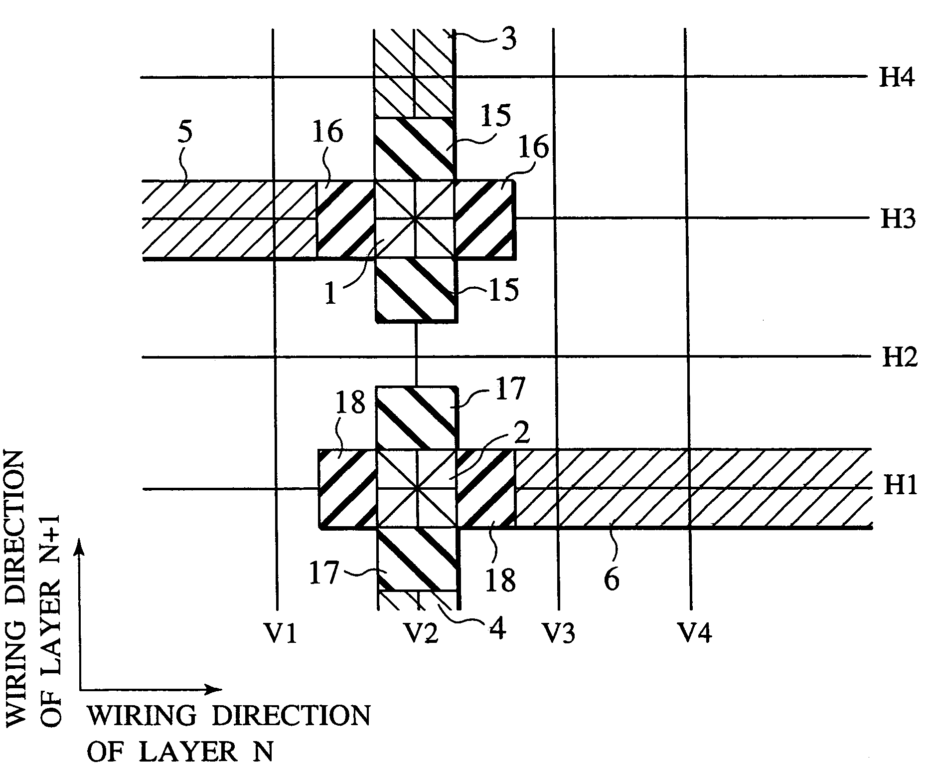 Computer-readable recording medium storing semiconductor designing program for improving both integration and connection of via-contact and metal