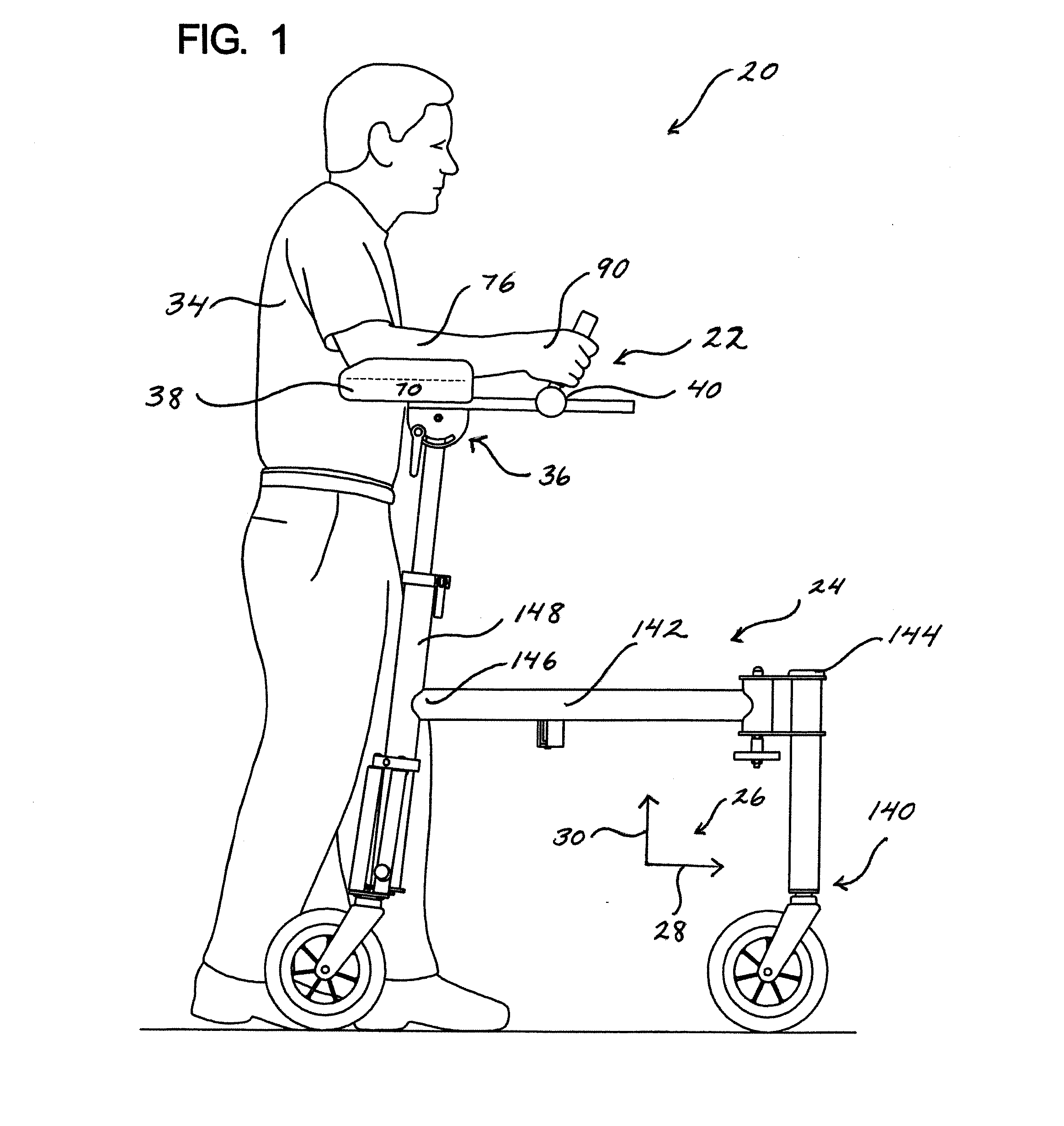 Bipedal motion assisting method and apparatus