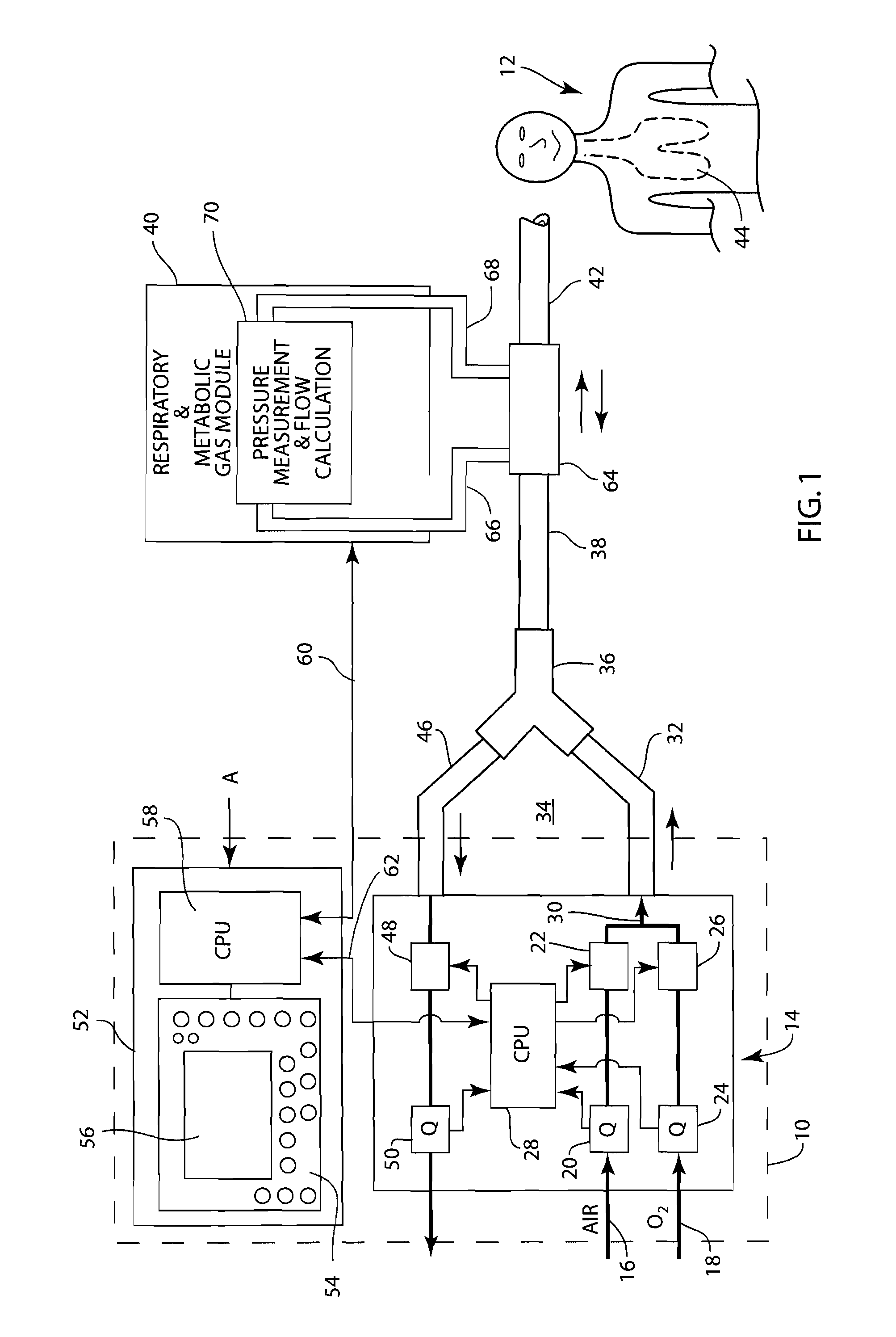 Method and apparatus for airway compensation control