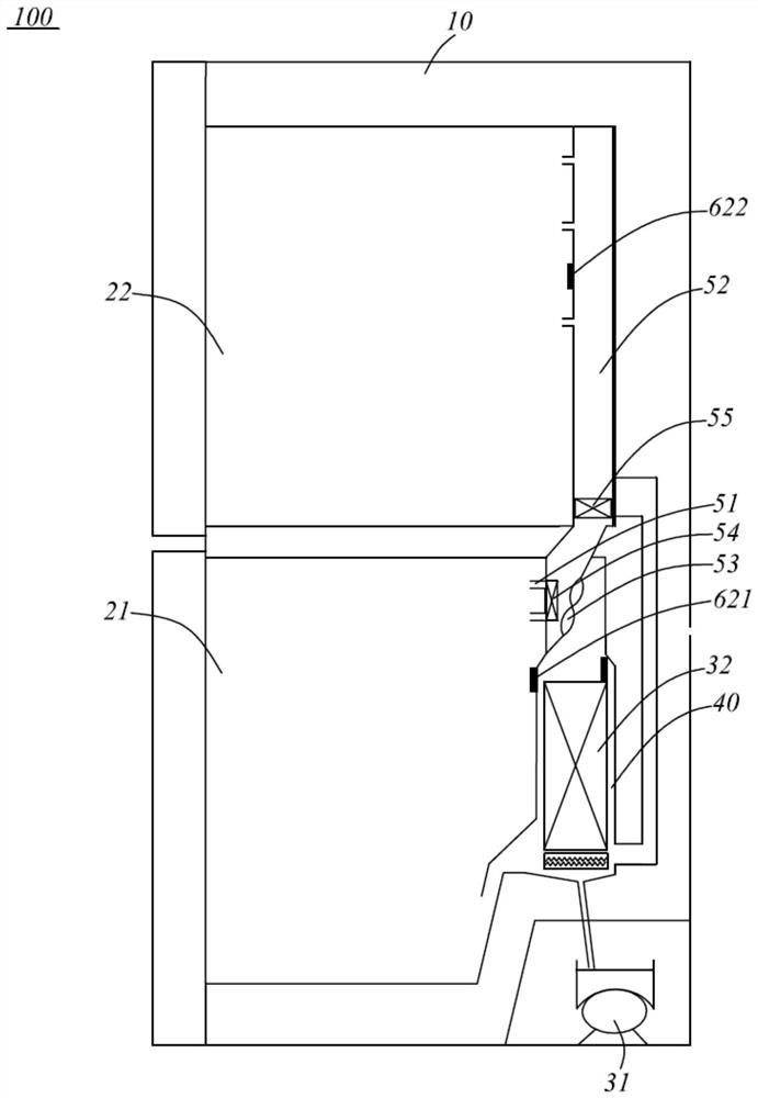 Wind -cold refrigerator and operation control method