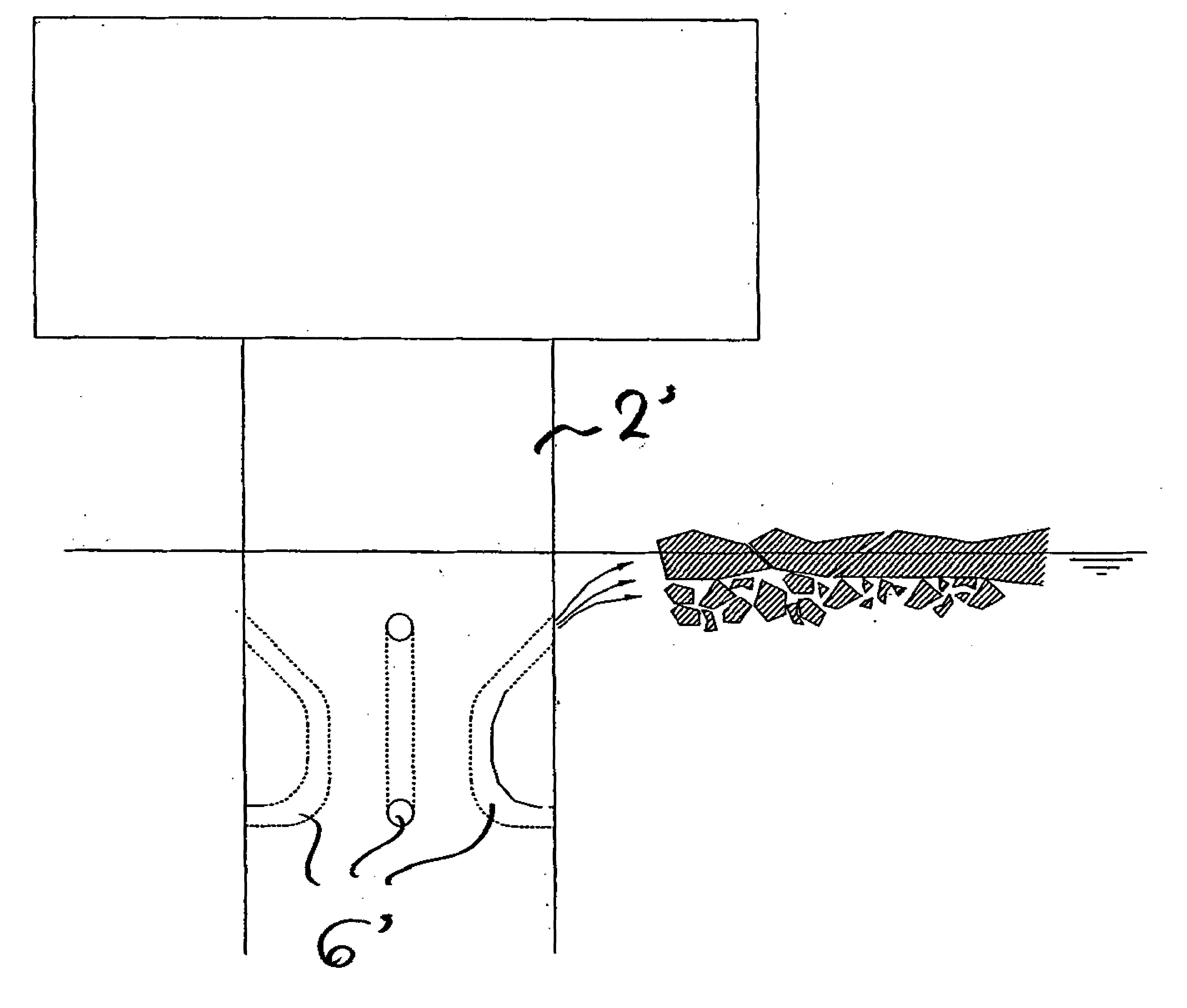 Vessel or floating structure operating in ice-covered waters and method of using same