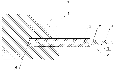 Device and method for measurement of internal temperature of solid metal
