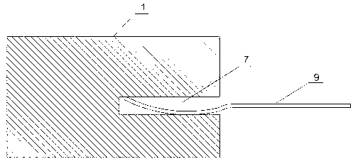 Device and method for measurement of internal temperature of solid metal