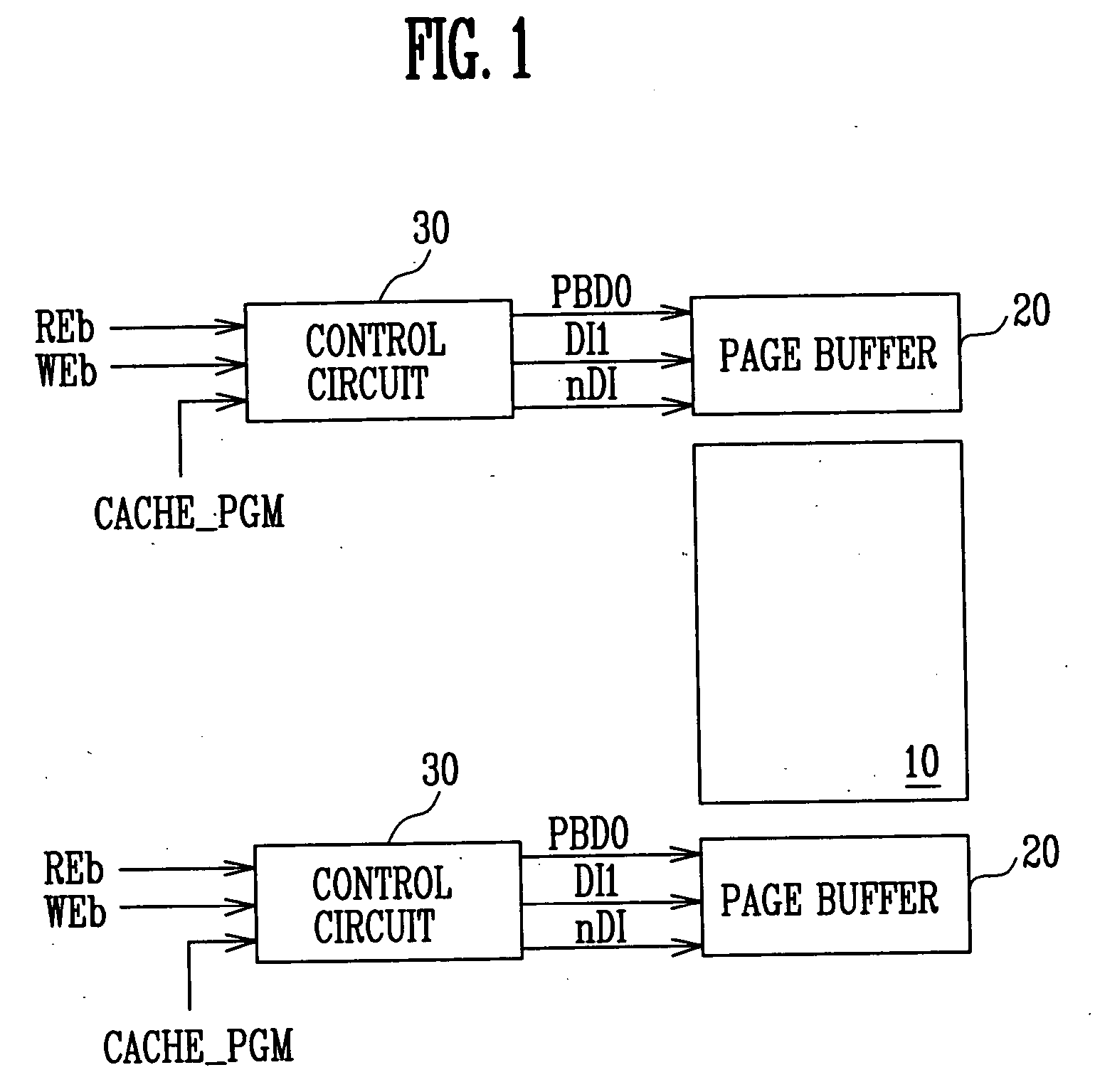 Method of controlling page buffer having dual register and circuit thereof