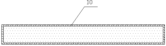 Single-chip flip-chip first encapsulation and then etching base island embedded encapsulation structure and manufacturing method thereof