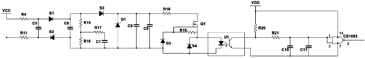 Stable signal amplification circuit structure