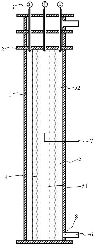 Experimental method for measuring equivalent mixing coefficient of rod bundle channel