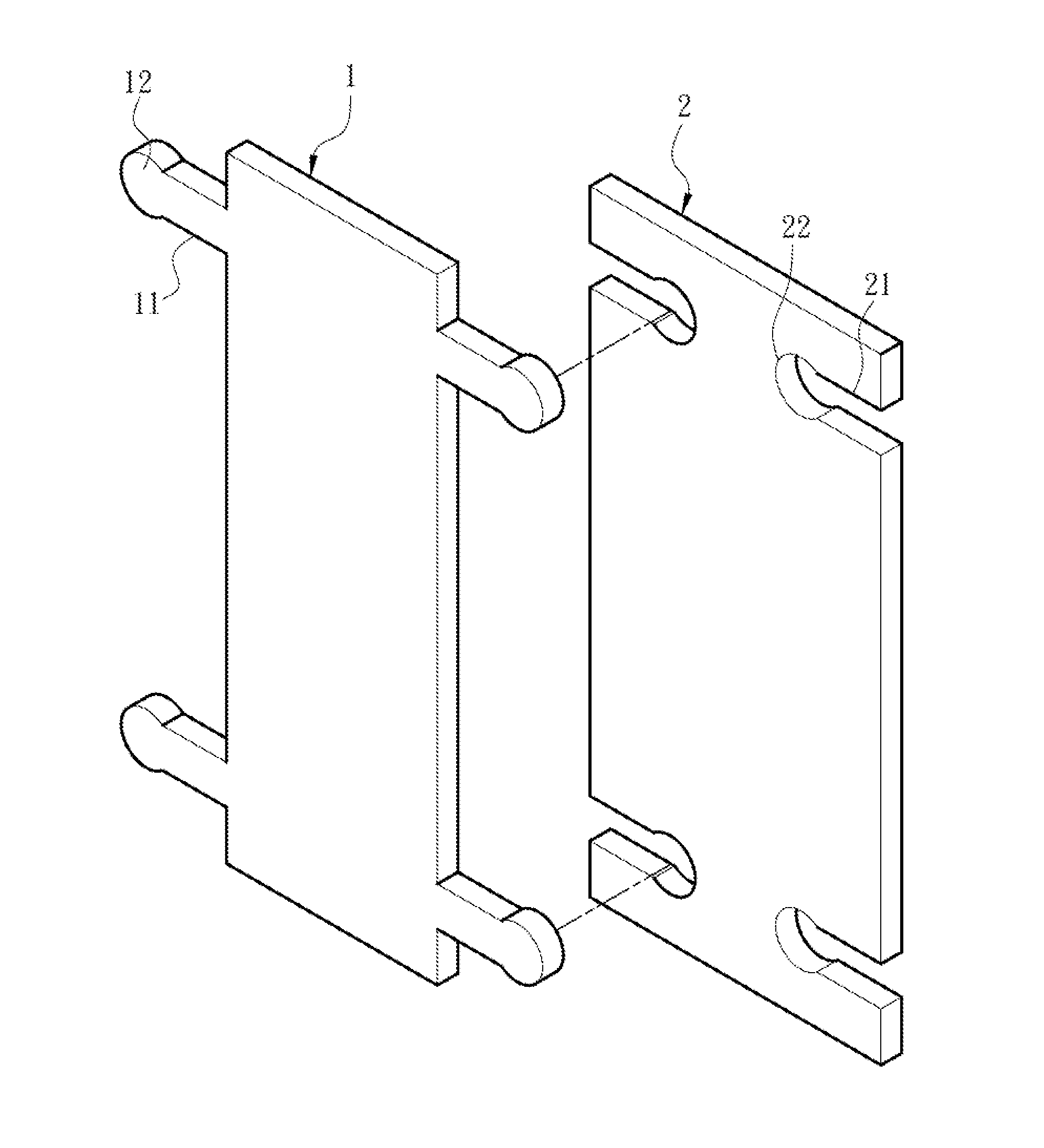 Packaging cushioning structure