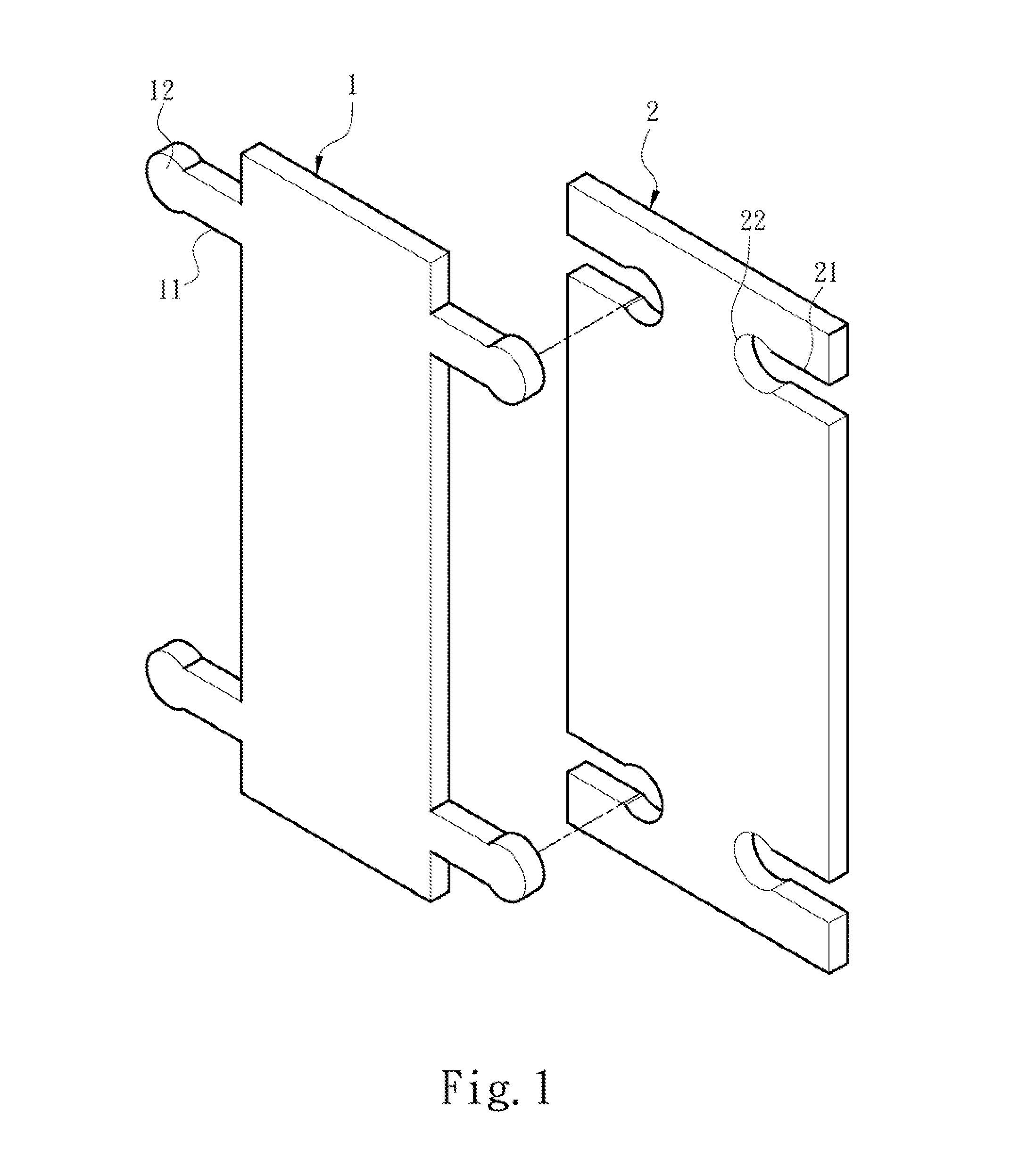 Packaging cushioning structure