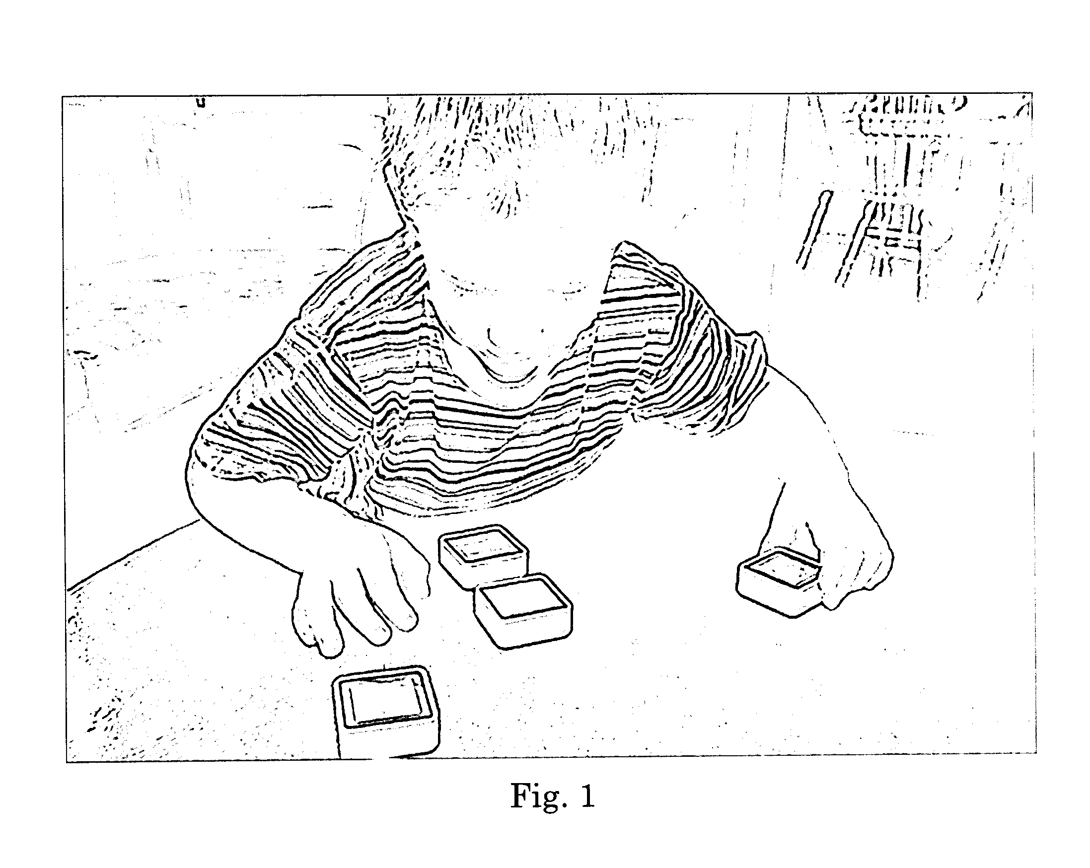 Cognitive assessment and treatment platform utilizing a distributed tangible-graphical user interface device