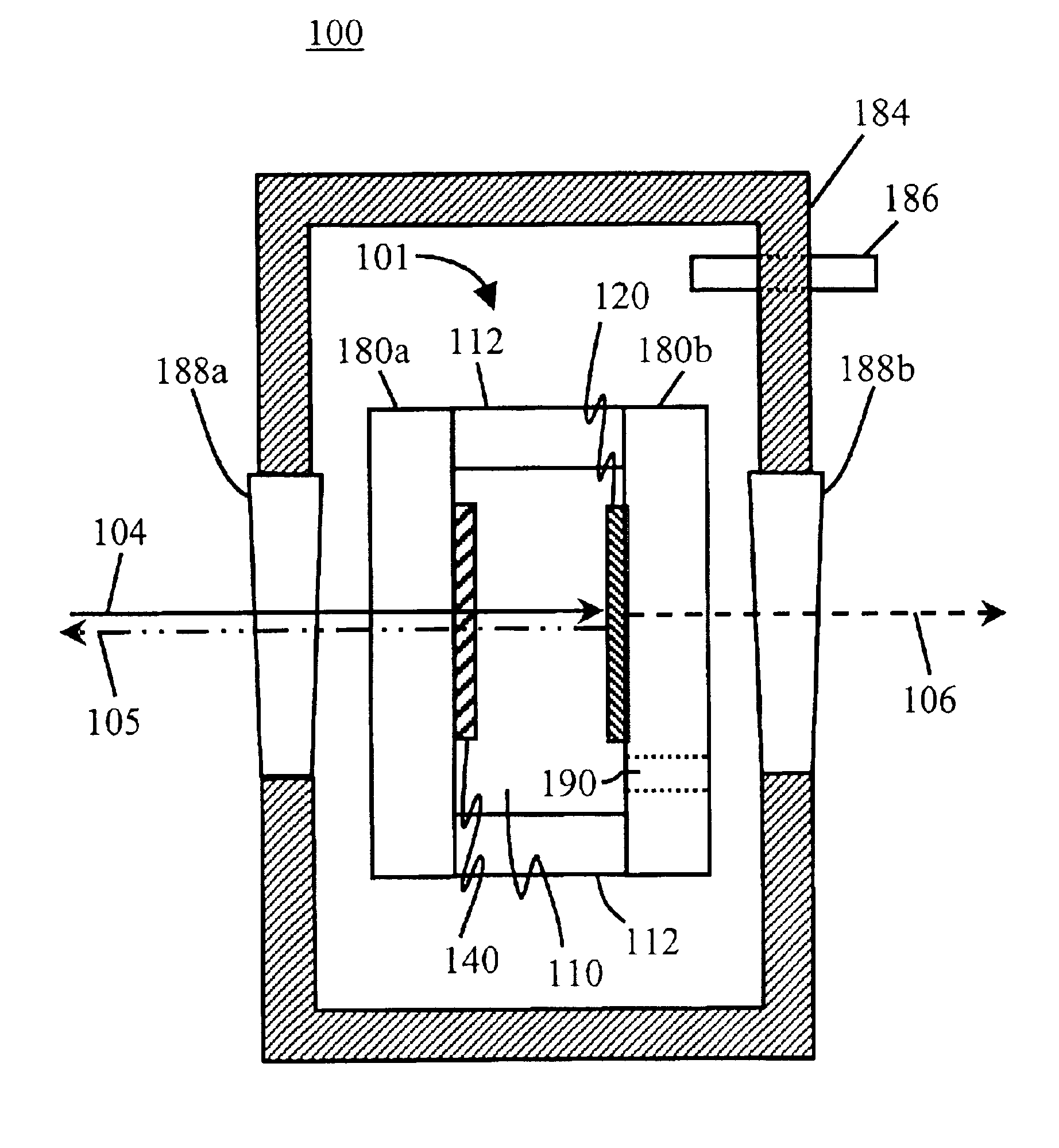 Method and apparatus for tunable interferometer utilizing variable air density